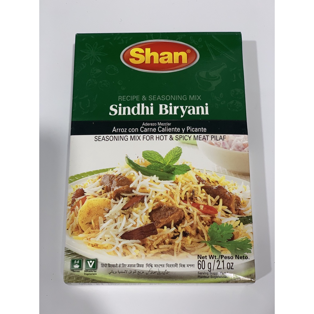 SHAN Sindhi Biryani - Bột gia vị cho món cơm Biryani 60g