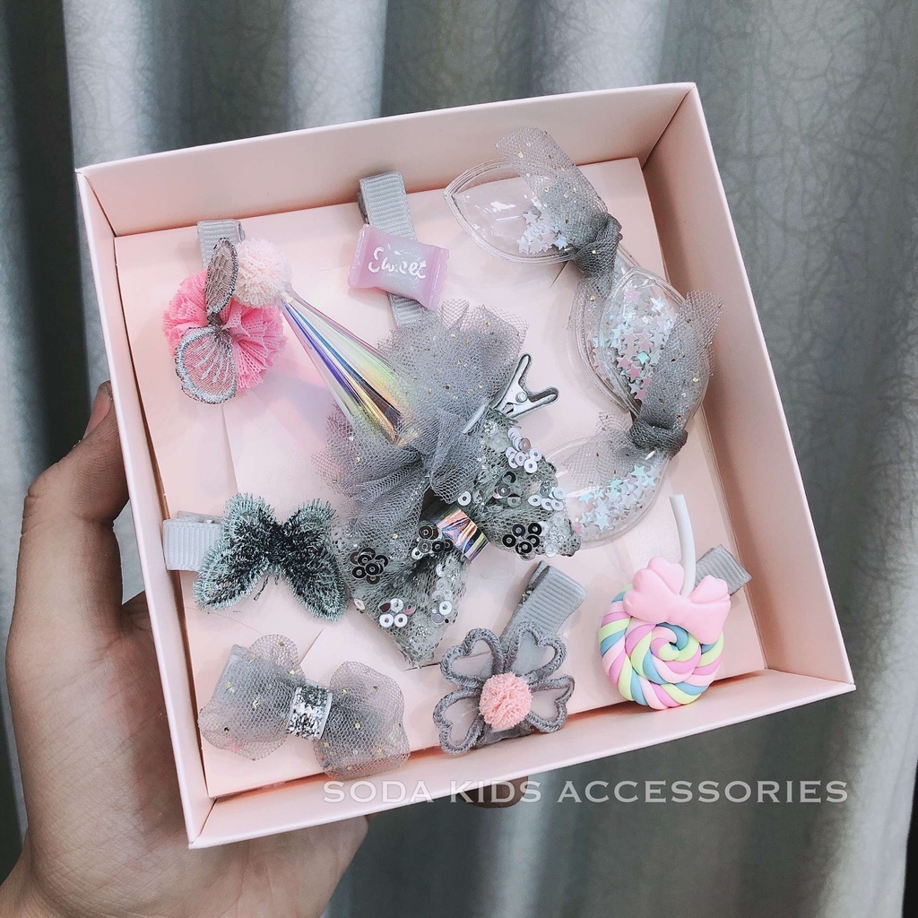 Kẹp tóc cho bé gái nhiều mẫu (Ảnh thật)