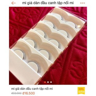 mi giả dán đầu canh tập nối mi