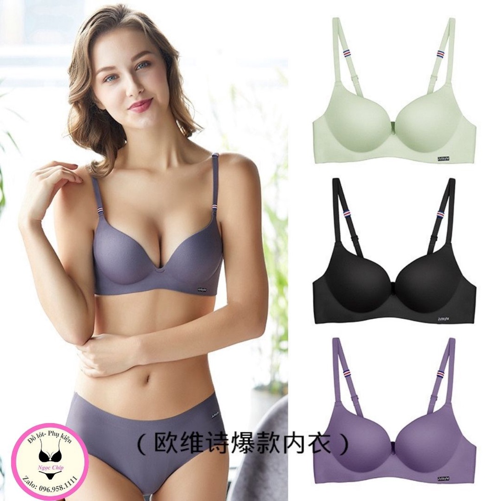 Áo lót nữ ,áo ngực đúc su không gọng không hằn đường may nâng ngực cao cấp AL02