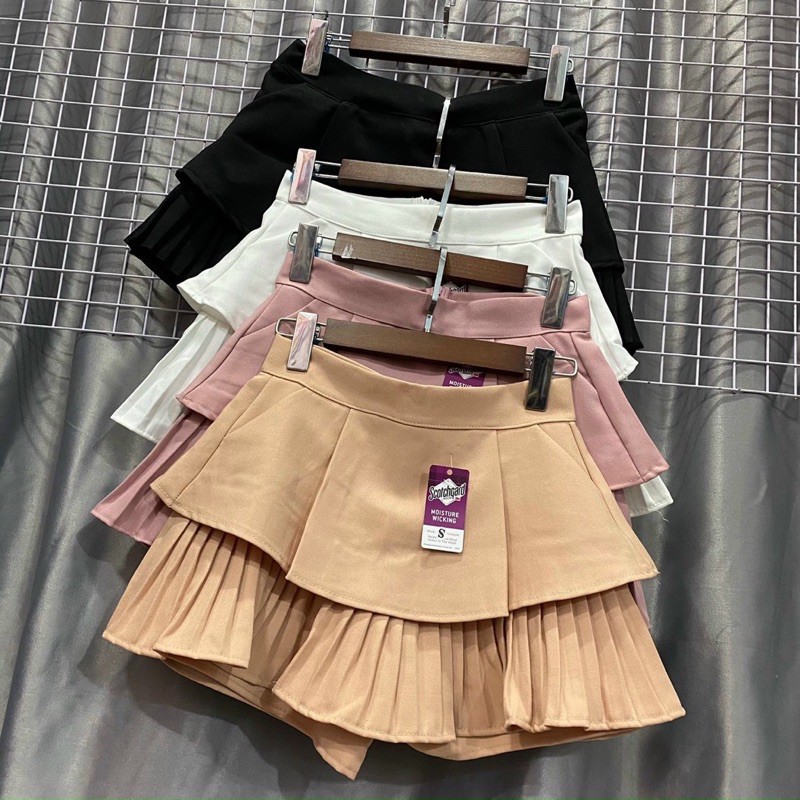 Chân Váy Ngắn Xếp Ly Hai Tầng Đủ Size ( Video thật ) | BigBuy360 - bigbuy360.vn