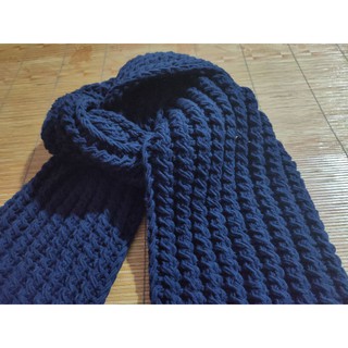 Khăn len đan tay - Khăn len handmade - Kiểu đan vặn thừng hai mặt