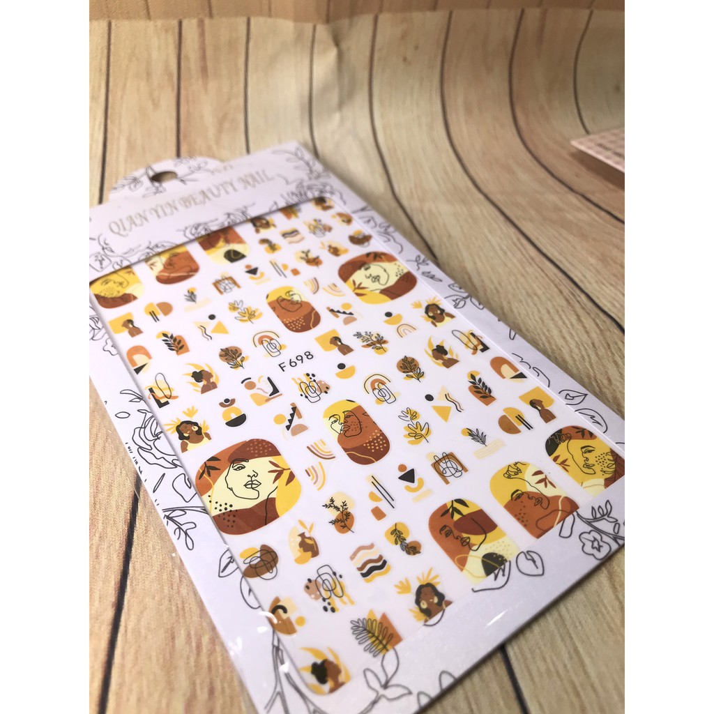 STICKER dán móng mã số 201