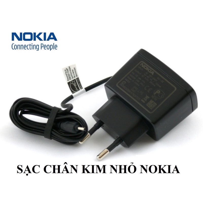 CỦ SẠC NOKIA CHÂN KIM - CHÂN TO CỦ VUÔNG 1110i - 1202 - 1280 - 1200