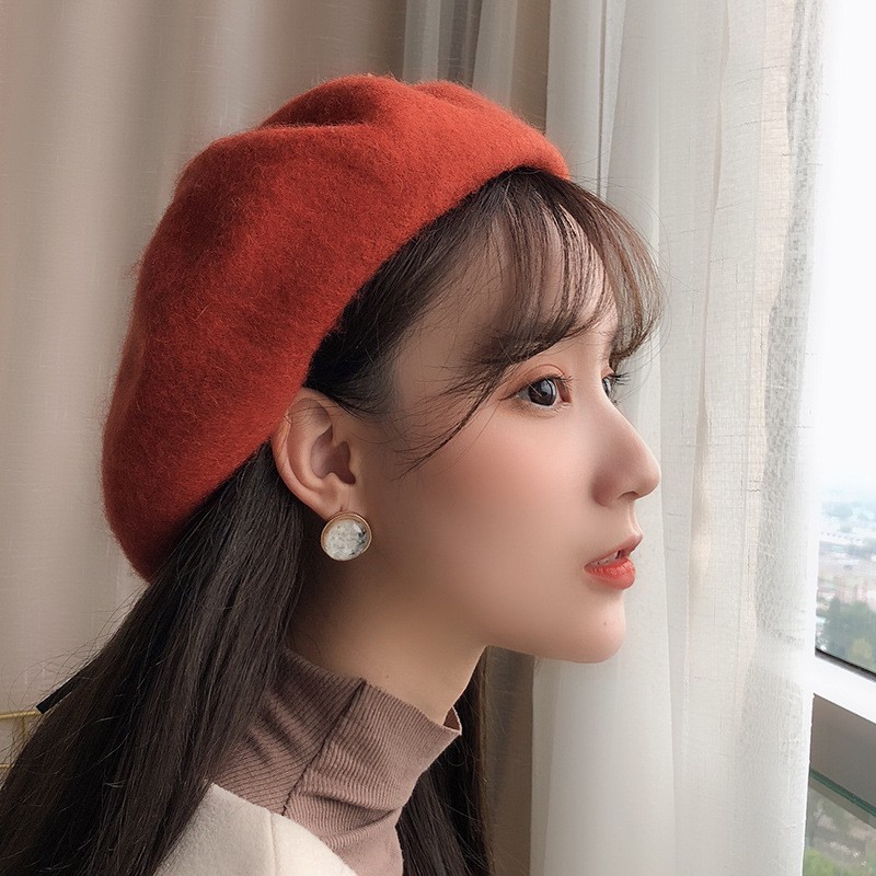 Mũ nồi Beret lông cừu hot hit CAO CẤP - style HÀN