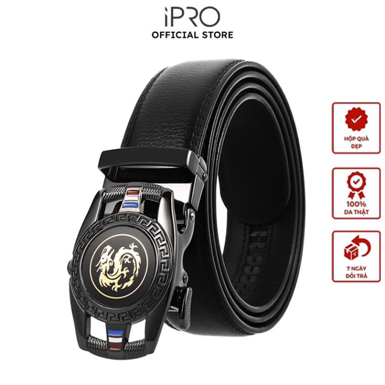 Thắt lưng nam da bò thật cao cấp DANTE Dây nịt nam da bò Fullbox IPRO TL123 ❕