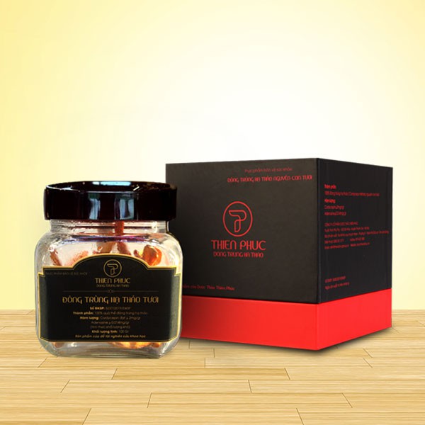 Đông trùng hạ thảo Thiên Phúc nấm tươi lọ 100gr