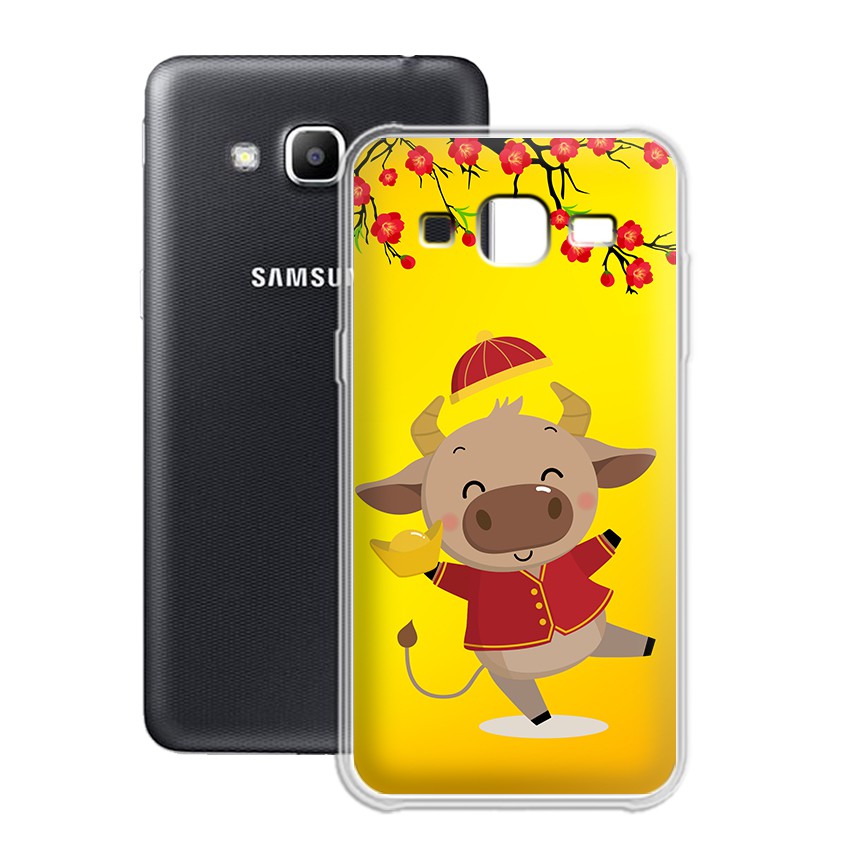 Ốp lưng Samsung Galaxy J2 prime/ Grand Prime Happy New Year, tặng kèm bao lì xì - 01040 - Silicone Dẻo