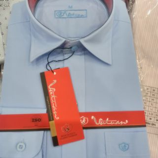 Áo Vũ tuấn dài tay xanh dương
