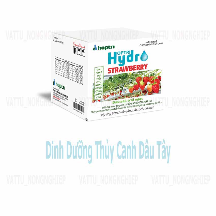Dinh dưỡng thủy canh trồng dâu tây Hợp Trí Hydro Strawberry (10kg) - (NEW)