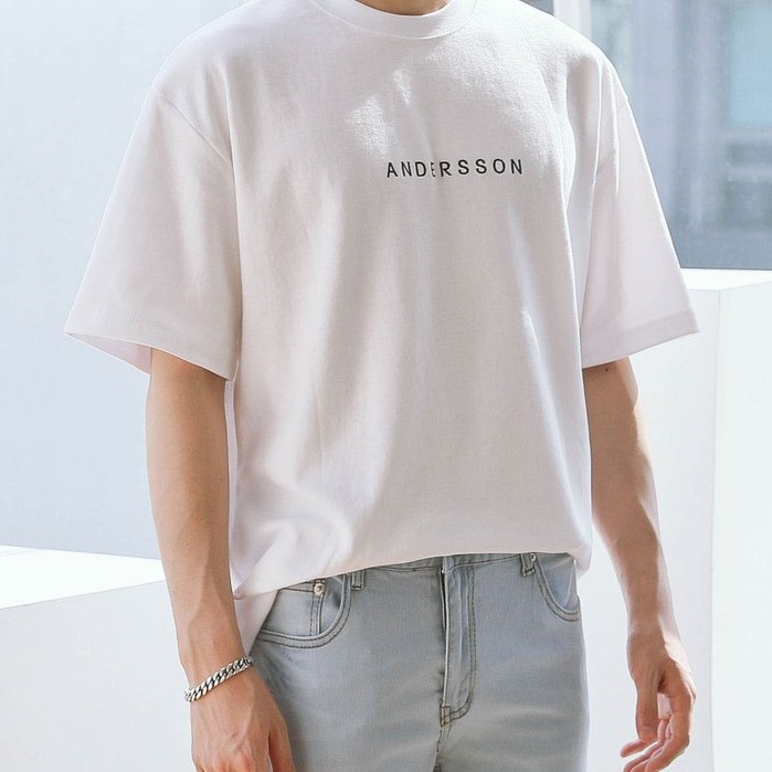 Áo Thun lạnh Unisex Tay Lỡ TN579 Form Rộng Nam Nữ Anderson Basic cao cấp chất cotton 100% phông siêu mát HALEY