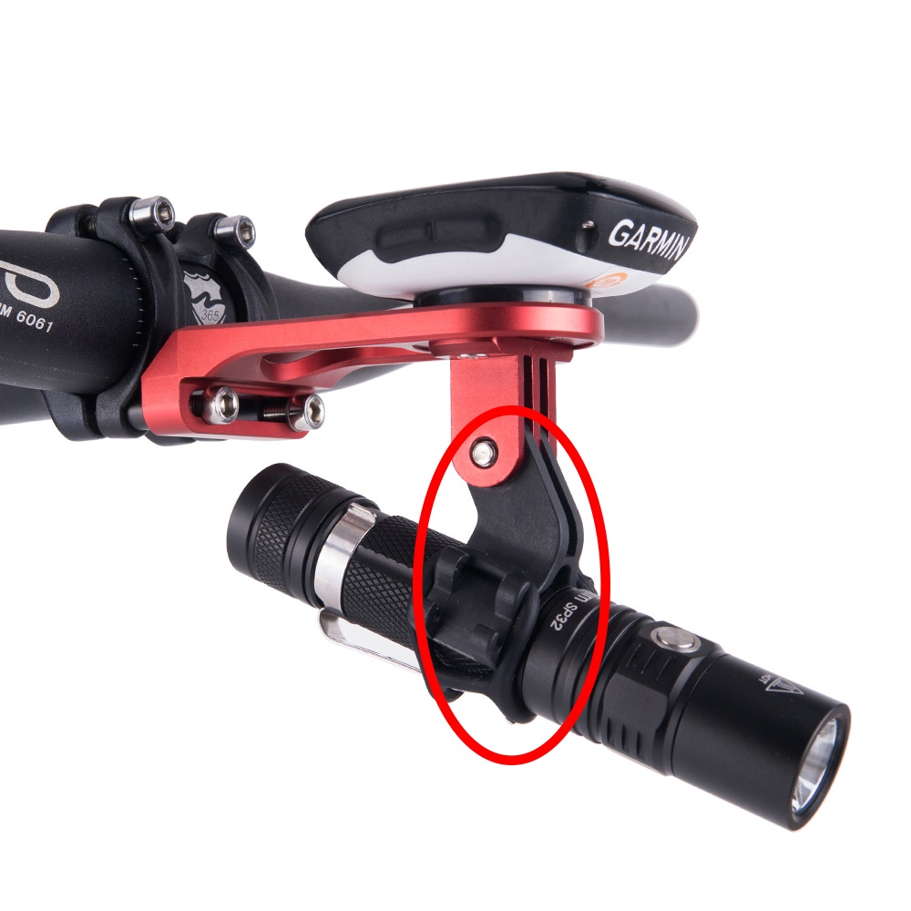 Giá đỡ đèn pin/ Gopro ZTTO gắn tay lái xe đạp có thể điều chỉnh