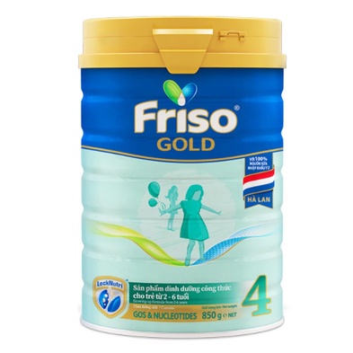 Sữa Bột Friso Gold 4 850g (Dành Cho Trẻ Từ 2 - 6 Tuổi)
