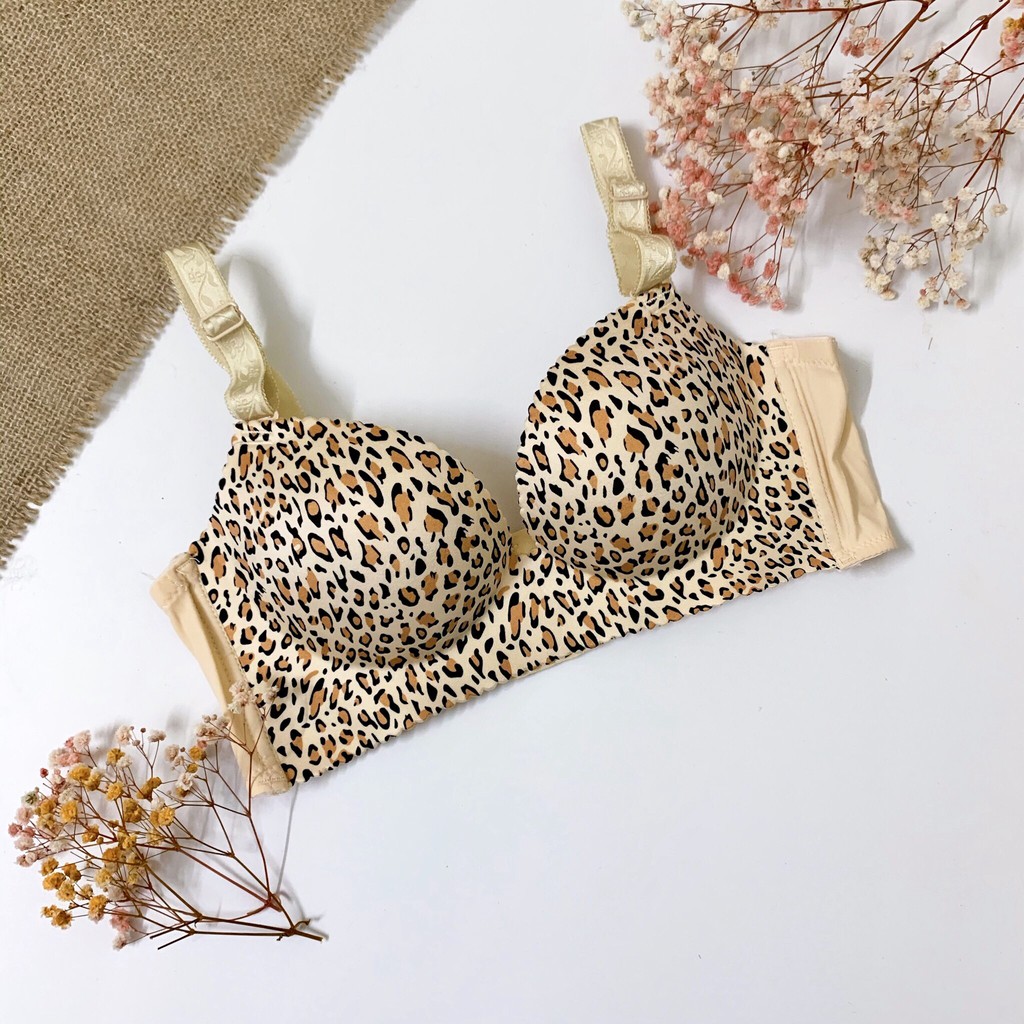 Áo lót nữ su đúc không gọng định hình đệm dày 2cm nâng đẩy ngực chống trượt chống sa trễ (V-08A)