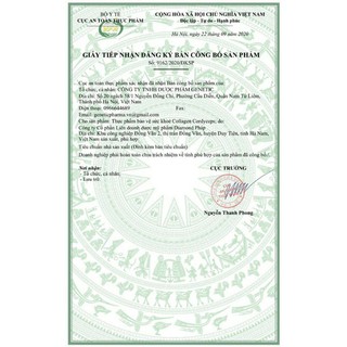 Nước uống Collagen Cordyceps