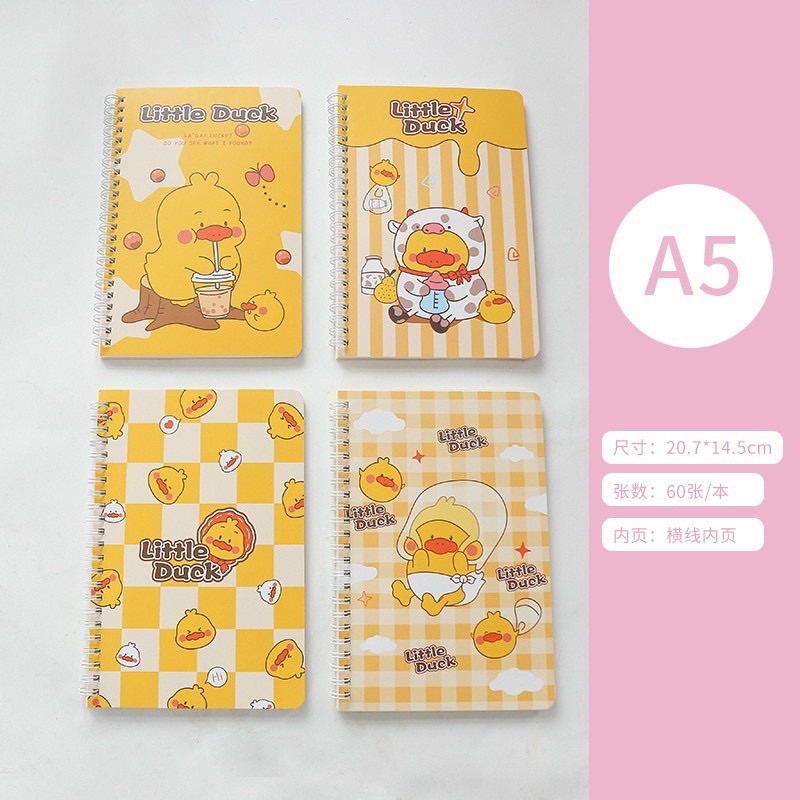 Sổ lò xo A5 nhiều hình