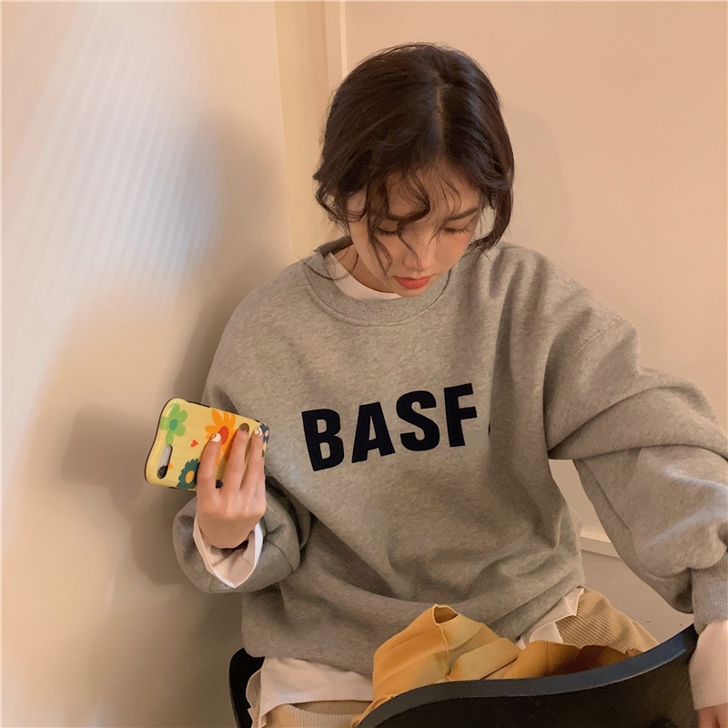 Áo Nỉ BASF Form Rộng Basic Phong Cách Hàn Quốc Mùa Đông Dễ Mặc Camstore | BigBuy360 - bigbuy360.vn