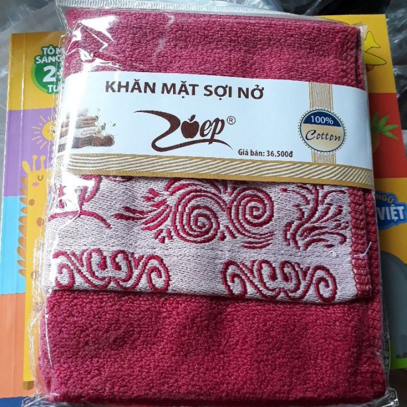 KHĂN MẶT SỢI NỞ CAO CẤP 100% COTTON