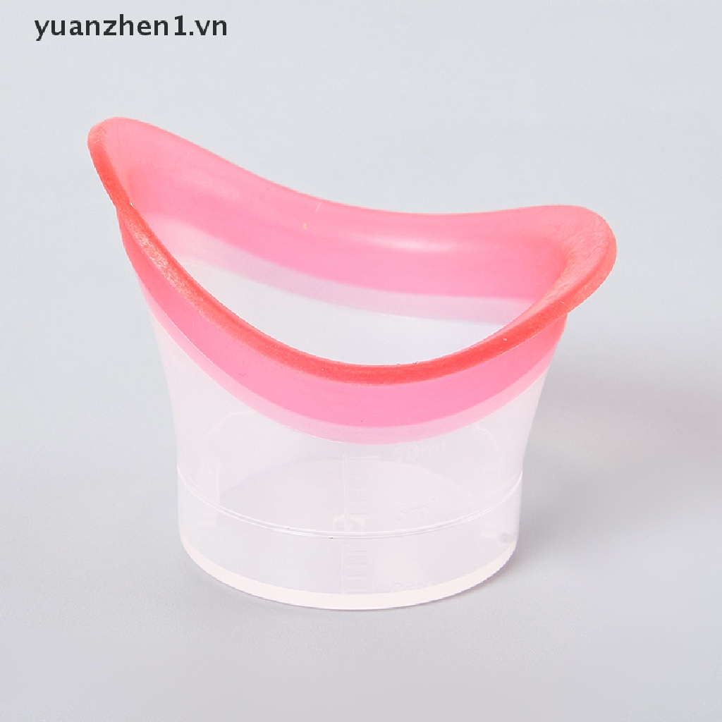 Set 2 Cốc Rửa Mắt Bằng Silicon Mềm Có Thể Tái Sử Dụng Kèm Hộp Đựng