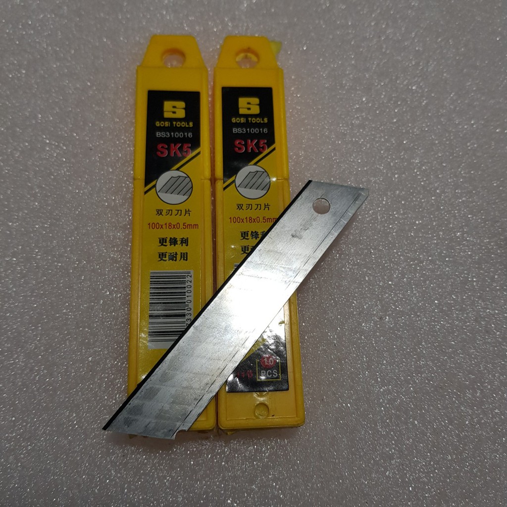 Hộp 10 lưỡi dao dọc giấy SK5