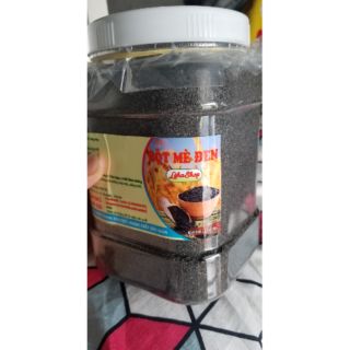 Bột mè đen nhà làm Hộp BỘT MÈ ĐEN RỮA SẠCH RANG XAY 500 Gram