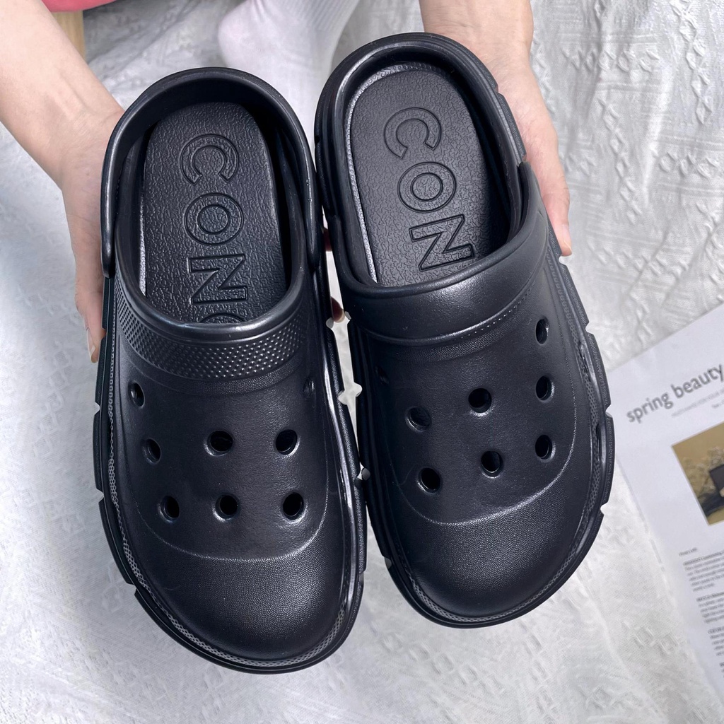 Sticker crocs Shoe Decoration for crocs đế caoDép Xăng Đan Đế Bằng Thời Trang Trẻ Trung Cho Nữ