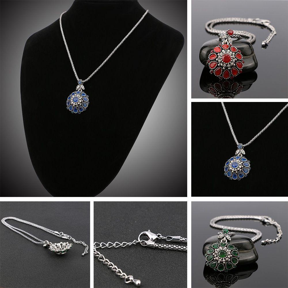 Vòng cổ Nhựa Resin Phong Cách Thổ Nhĩ Kỳ Cổ Điển Thời Trang 15H|Mặt Vòng cổ Phong Cách Bohemia