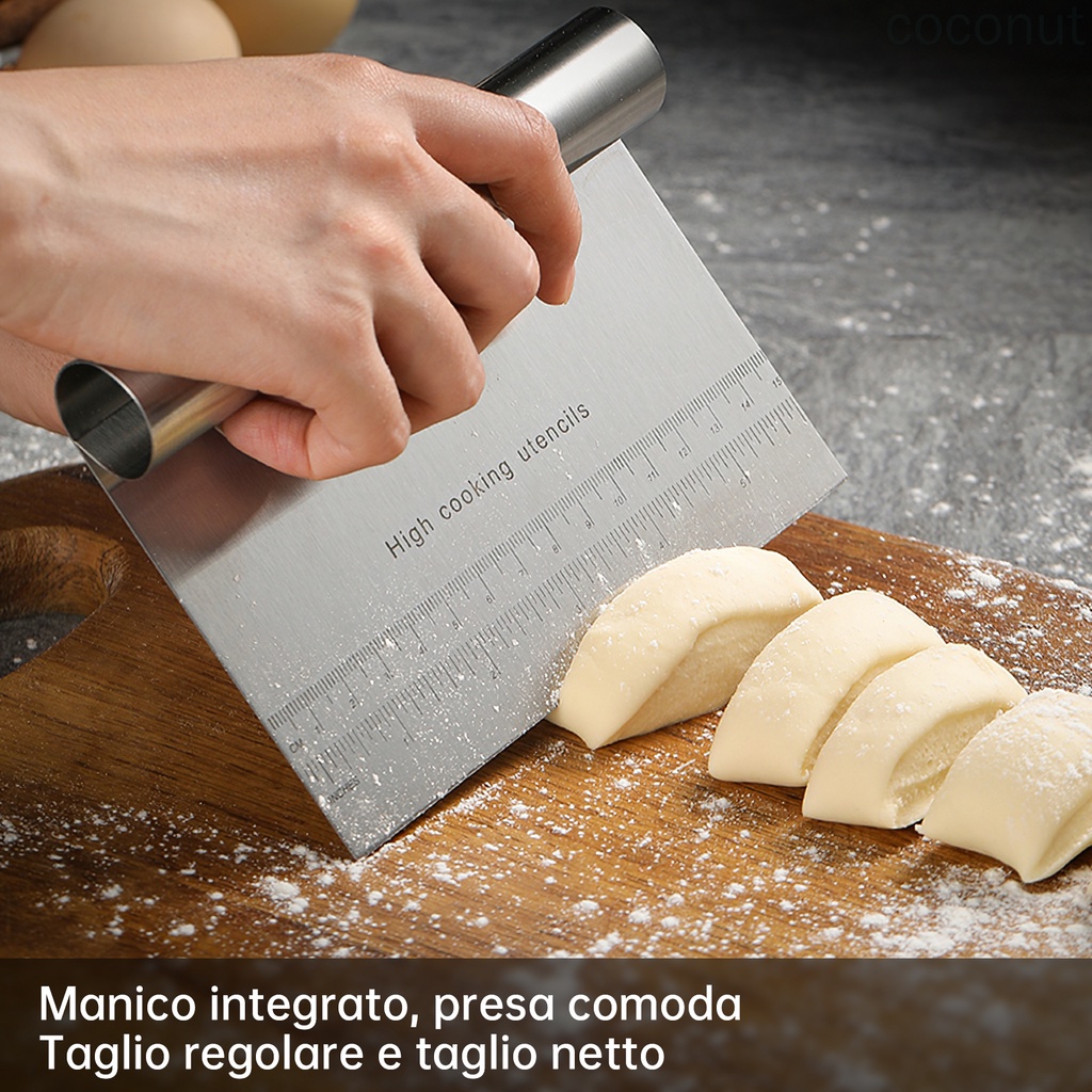 Dụng Cụ Cắt Bột Bánh Pizza Bằng Thép Không Gỉ Tiện Dụng Cho Nhà Bếp