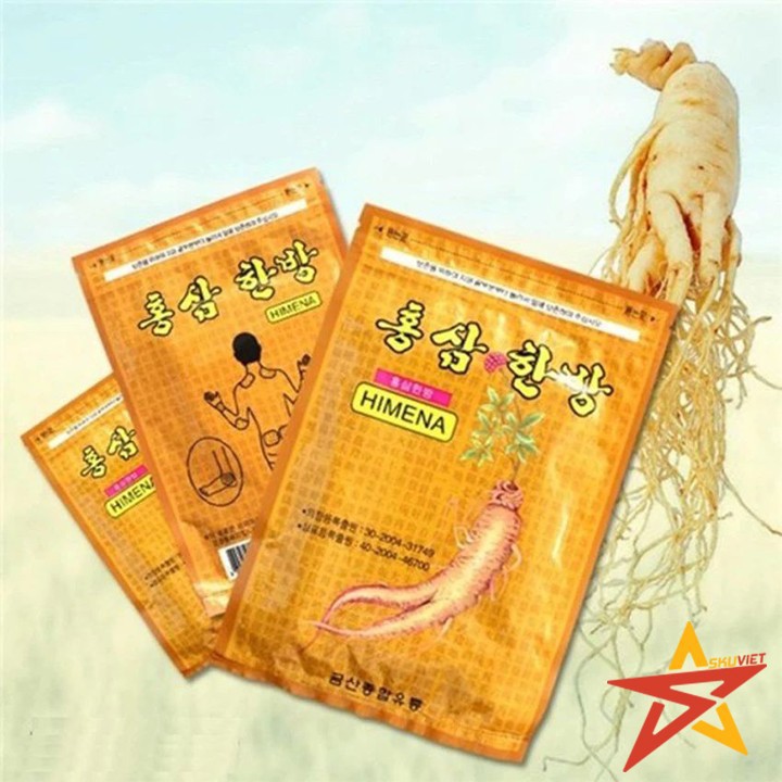 Cao Dán Hồng Sâm Hàn Quốc Màu Vàng