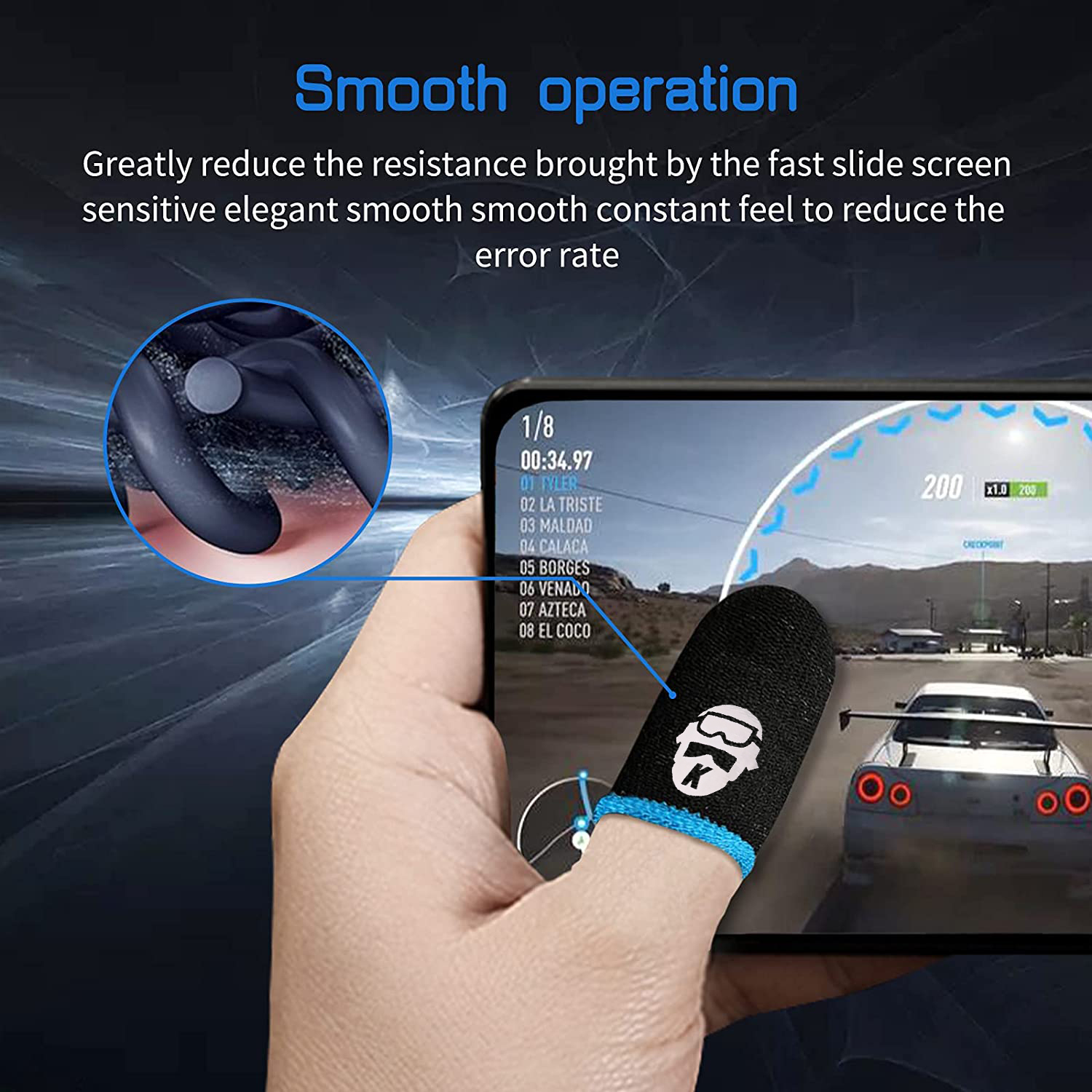 4 Cặp Bao Ngón Tay Chơi Game Điện Thoại Chống Trượt & Mồ Hôi | BigBuy360 - bigbuy360.vn