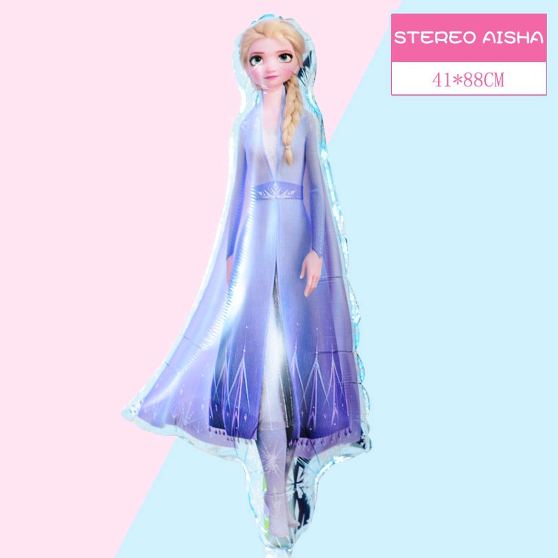 Bộ 5 cái bong bóng lá nhôm trang trí tiệc hình công chúa Elsa