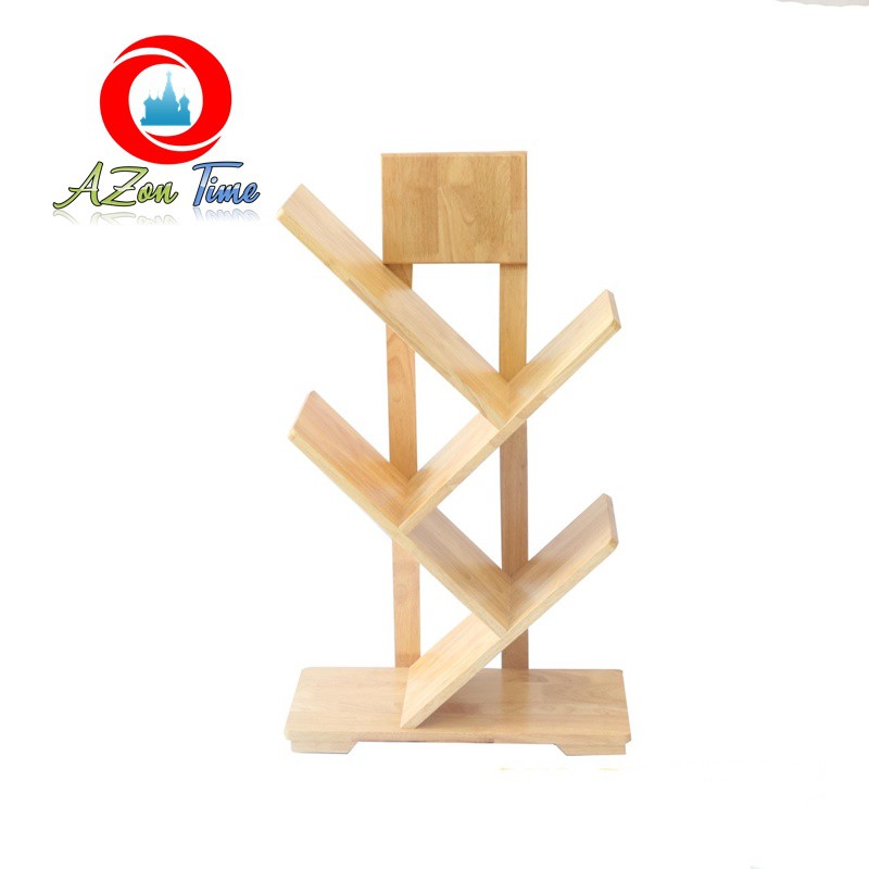 [GỖ XUẤT KHẨU]Kệ Sách Gỗ Hiện Đại Hình Xương Cá Phù Hợp Với Không Gian Nhà Bạn