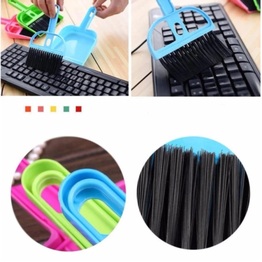 Combo 2 bộ chổi quét bụi và xẻng hót mini