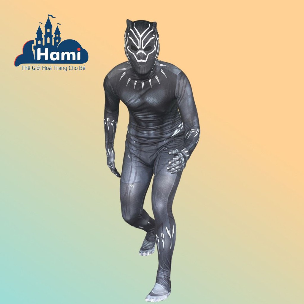 NGƯỜI LỚN - TRẺ EM Hóa Trang Chiến Binh Báo Đen Black Panther