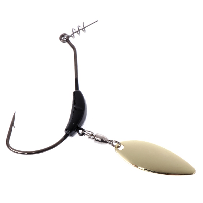 Mồi câu cá giả bằng kim loại gắn móc câu tiện dụng