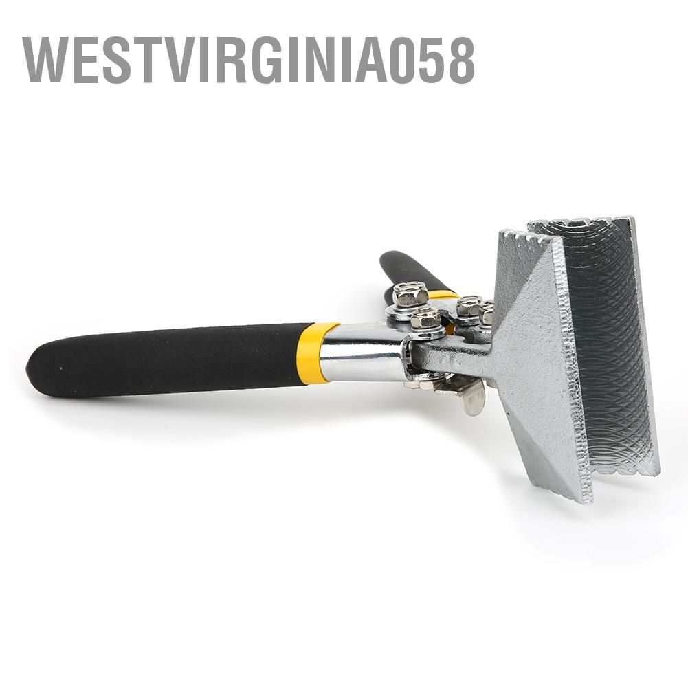 Westvirginia058 Metal Sheet Bending Pliers Manual Clamp Seamer Non-Slip Handle Seaming