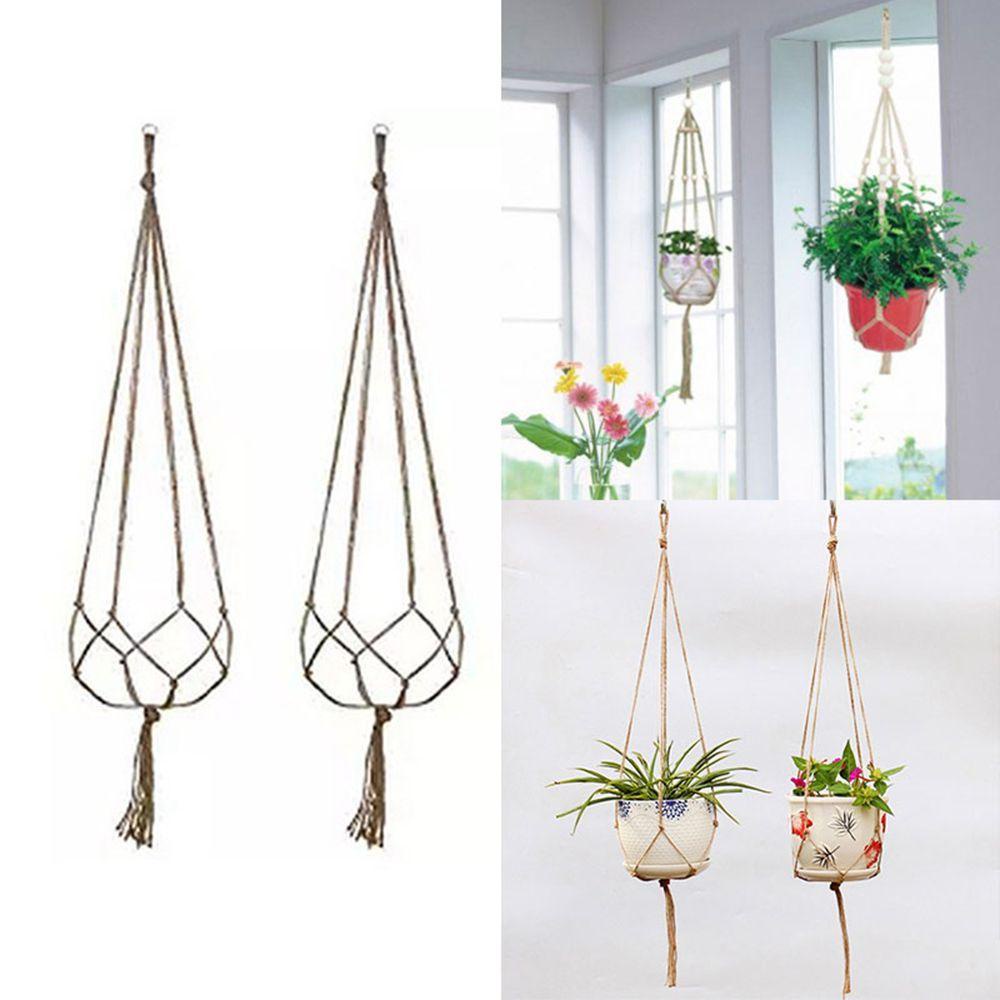 PATRICIA Dây Thừng 90cm Thắt Nút Giữ Cây Cối Cổ Điển