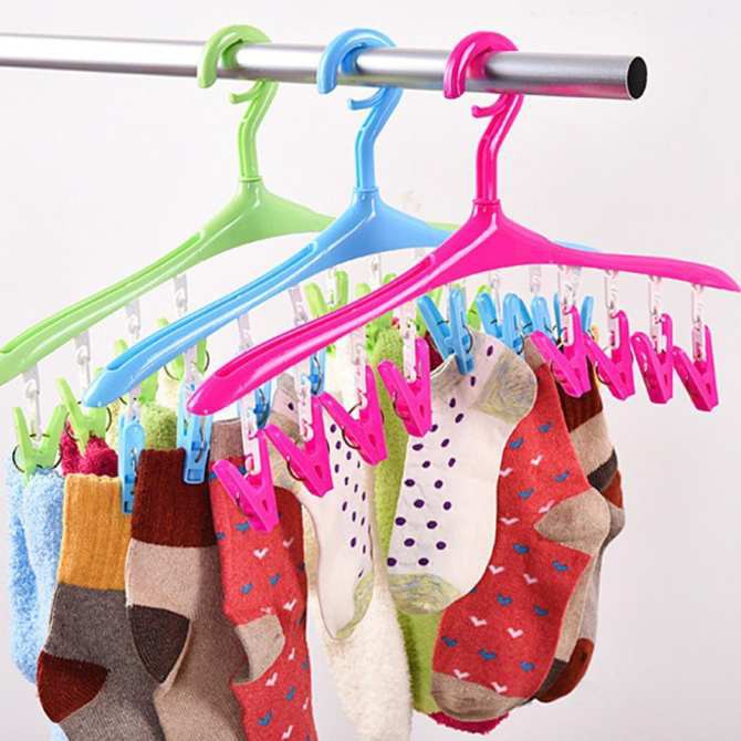 Móc phơi đồ có kẹp