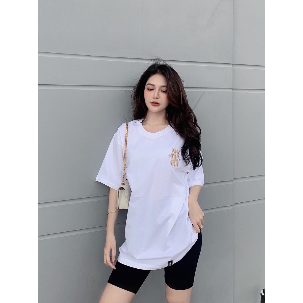 Áo Thun TSUN Embroidered Basic - Thêu - [UNISEX] - Trắng