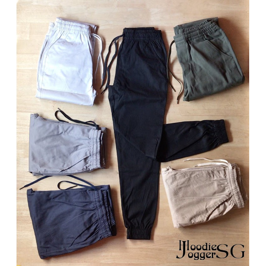 Quần jogger kaki co giãn Unisex, nam nữ đều mặc được | BigBuy360 - bigbuy360.vn