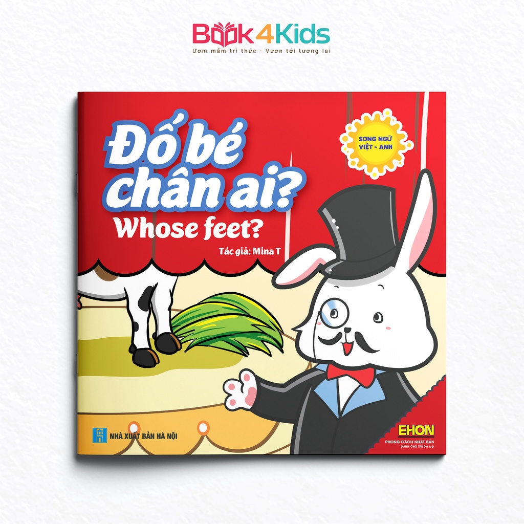 Sách - Bộ Ehon Phát Triển Kỹ Năng Nhận Biết Đuôi Ai - Chân Ai - Ai Kêu Thế Nhỉ - Song Ngữ Việt Anh