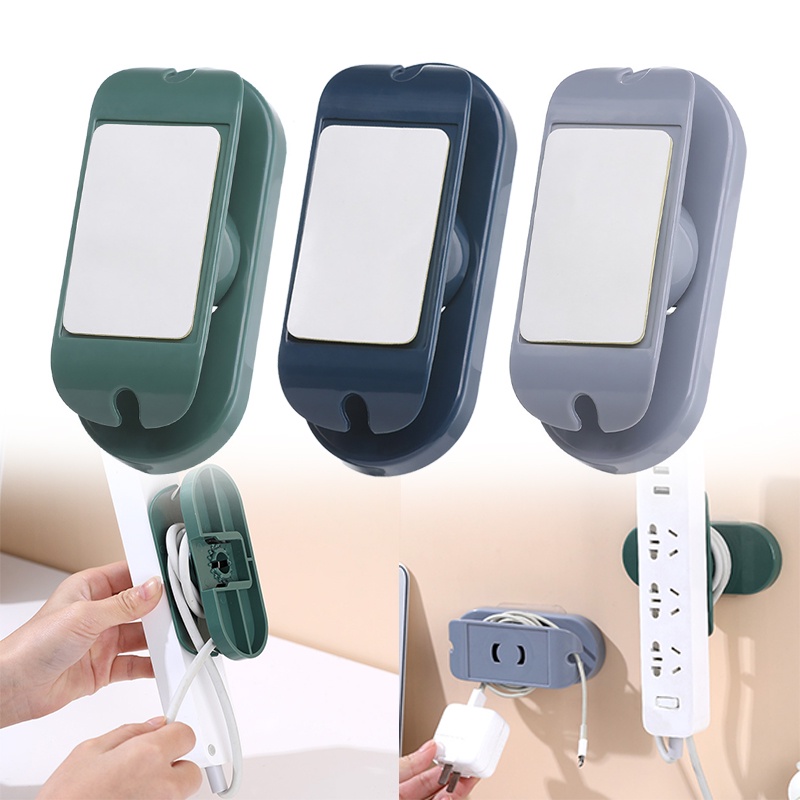 Giá Đỡ Ổ Cắm Điện Gắn Tường Không Đục Lỗ Đa Năng Tiện Dụng