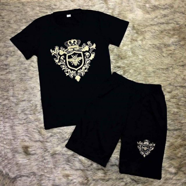 Đồ bộ nam đẹp in con ong vương miện