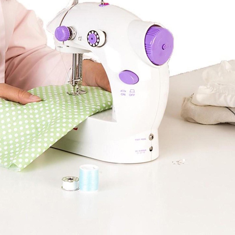 Máy May Để Bàn - Máy Khâu Mini Cầm Tay Gia Đình SIêu Tiện Lợi