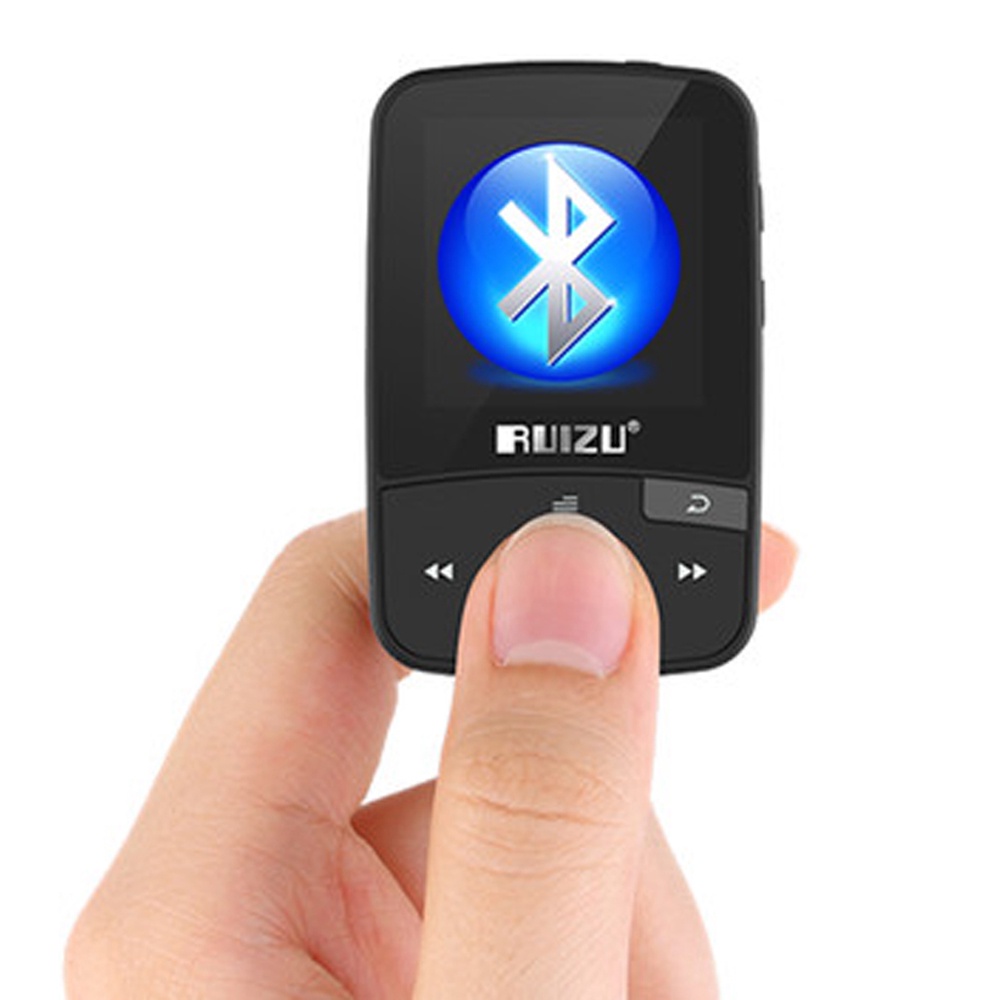 Máy Nghe Nhạc MP3 MP4 RUIZU X50 Bluetooth Kẹp Mini 8GB Tích Hợp Đài FM / Ghi Âm / Video
