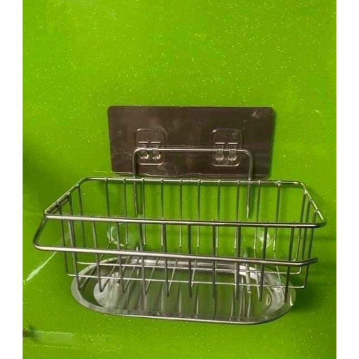 Kệ inox để đồ rửa chén bát, giá inox dán tường có khay hứng nước đảm bảo sạch - tiện - gọn bokisd store