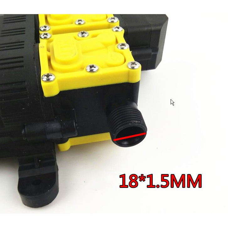 Máy bơm kép mini tăng áp lực nước 12v-6a (9L / phút)