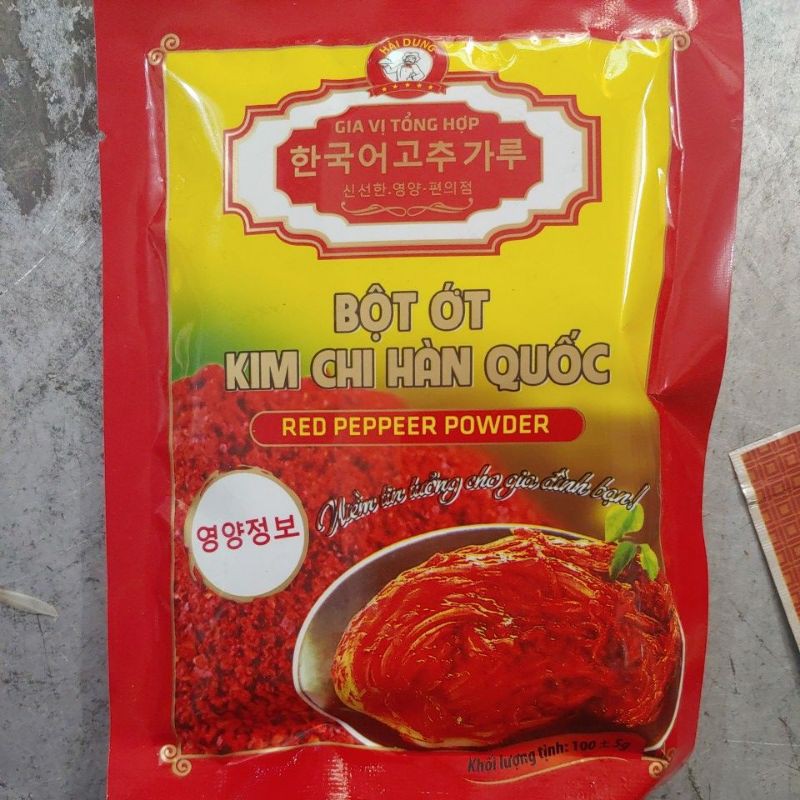 Bột ớt kim chi Hàn Quốc gói 100g