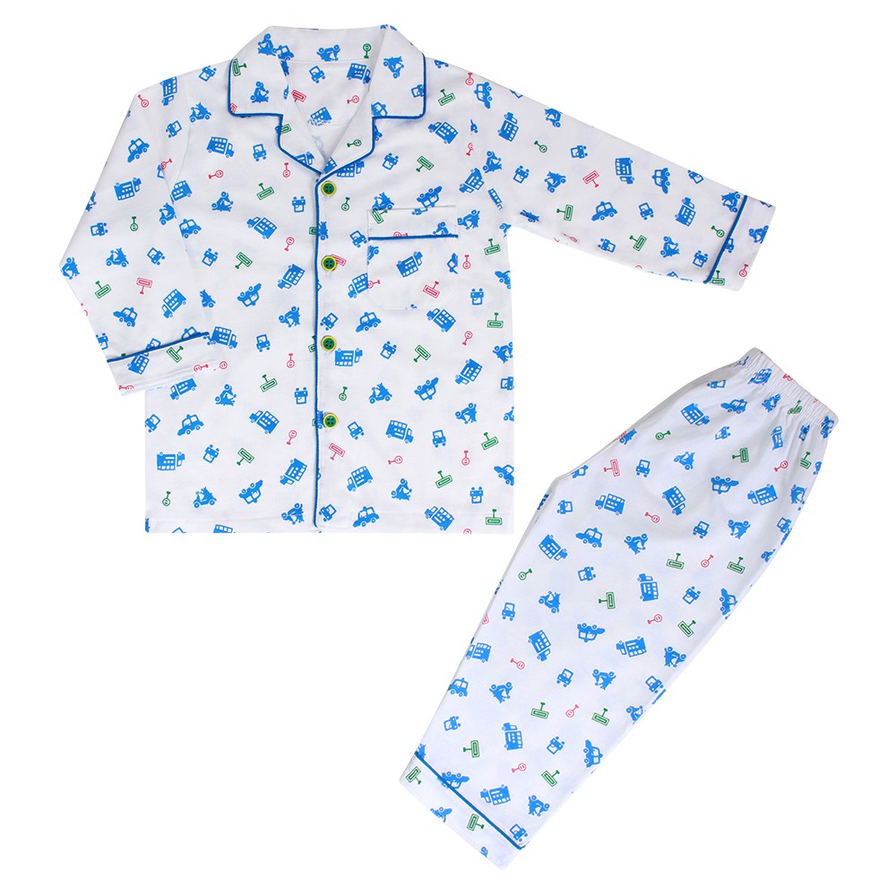 Bộ đồ pyjamas bé trai 0187- HELLO BB