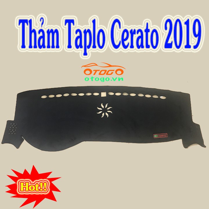 Cerato,Thảm taplo CERATO bằng nhung 3 lớp hoặc Da Cacbon 2014 -2018 và 2019 - 2021